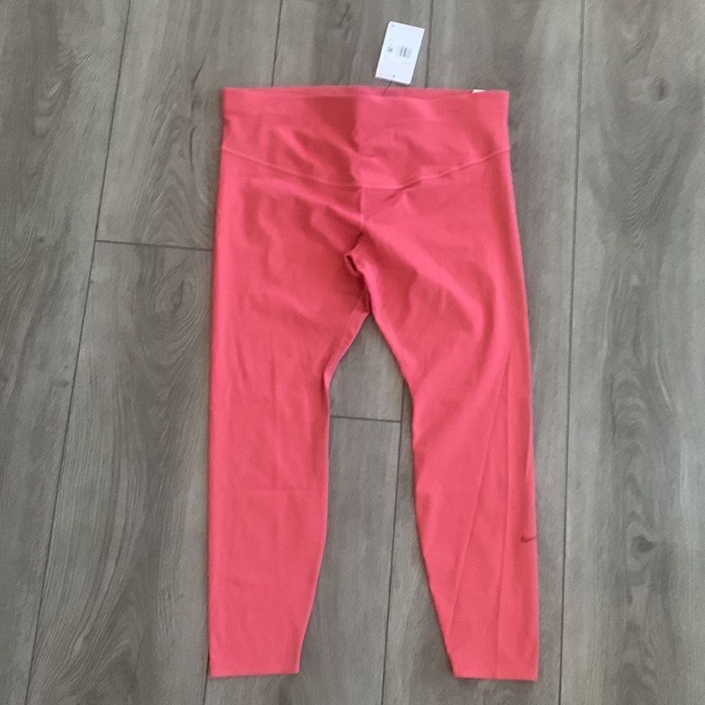 Nike Coral Pink Leggings - Picture 2 of 6